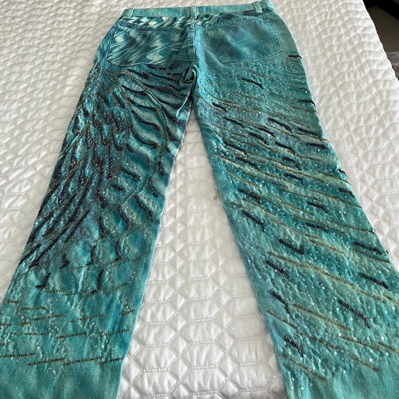 Roberto Cavalli 2001 runway beaded pants - Picture 6 of 14